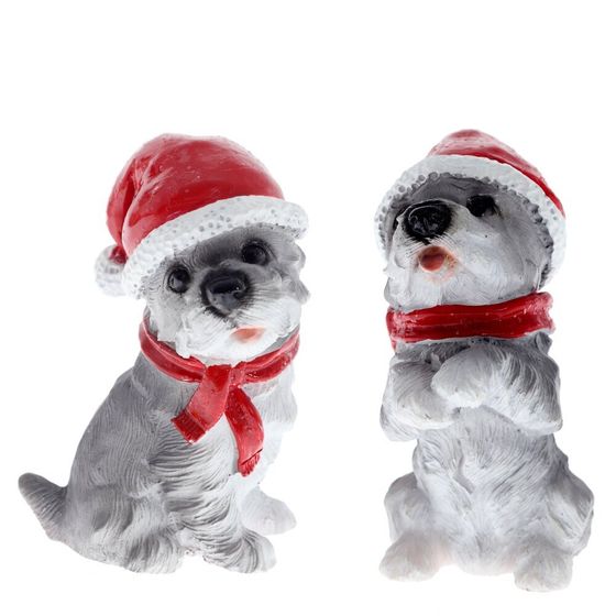 Фигурка декоративная &quot;Собачка&quot;, L4,5 W4 H6,5 см, 2в.