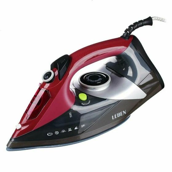 Утюг Leben 249-021 2400Вт бордовый/черный