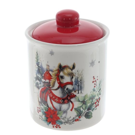 Ёмкость для сыпучих продуктов &quot;Лошадь&quot;, 450 мл, L10 W10 H14 см