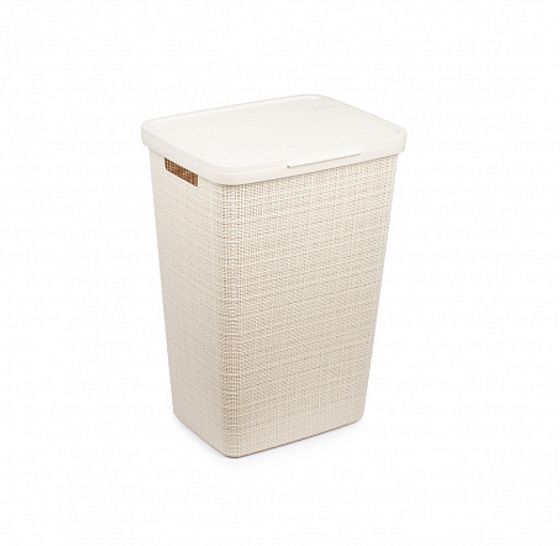 Корзина для белья JUTE 58л кремовый