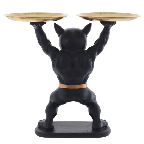 Фигурка декоративная с подносом &quot;Собака&quot;, Д30 Ш14 В26,5 см