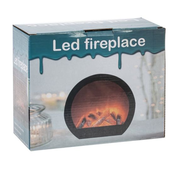 Изделие декоративное &quot;Камин&quot;, L20 W9 H18 см, (подсветка, USB, 3xАА не прилаг.)