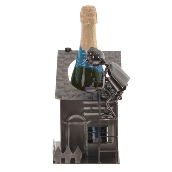 Подставка для бутылки &quot;Строитель&quot;, Д16 Ш17,5 В24,5 см