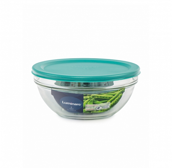 Салатник KEEP N BOWL 17см с зеленой крышкой