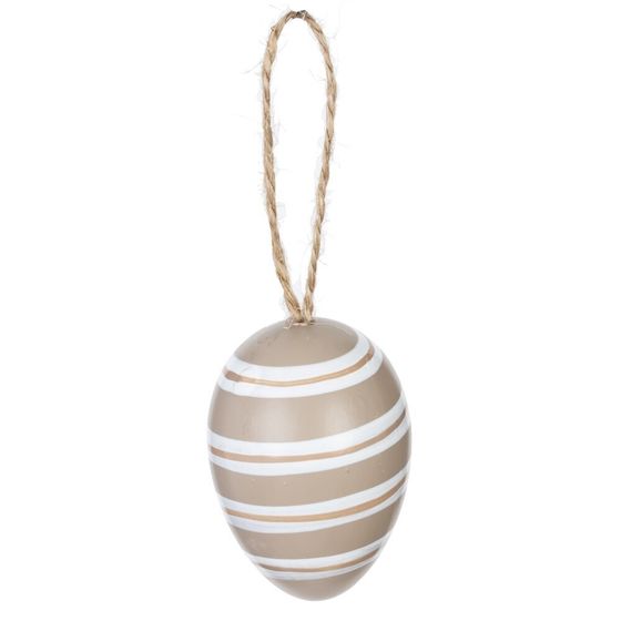 Набор из 16-ти изделий декоративных подвесных &quot;Яйцо&quot; (4,5*6, 3,5*5,5, 3*4), L14 W5,5 H15 см