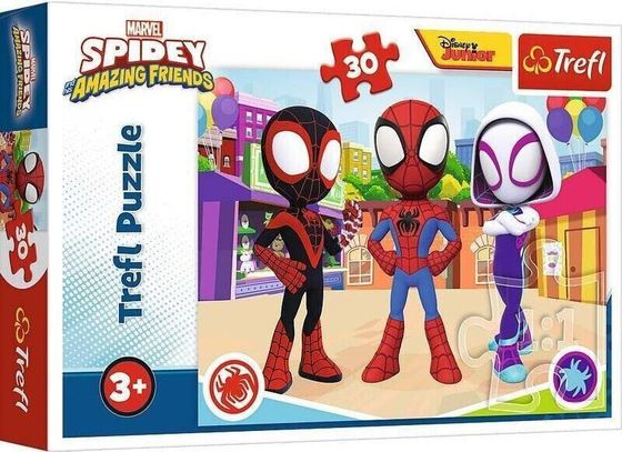 Trefl Puzzle 30 Przygody Spidey&#39;a i przyjaciół TREFL