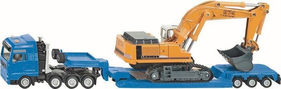 Набор техники Siku Тягач с экскаватором Liebherr