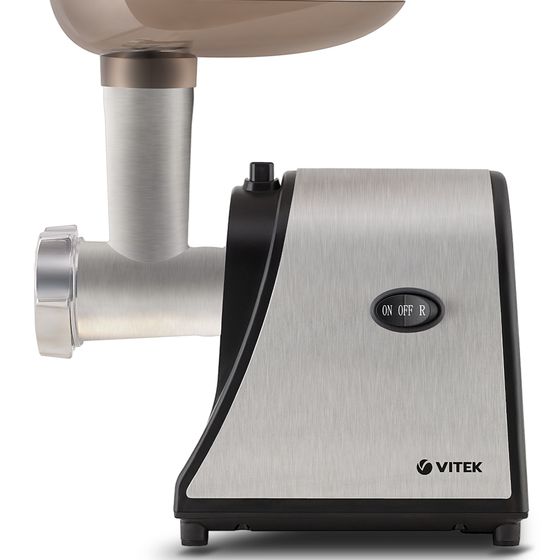 Мясорубка Vitek VT-3636 (MC) 1700Вт черный/серебро