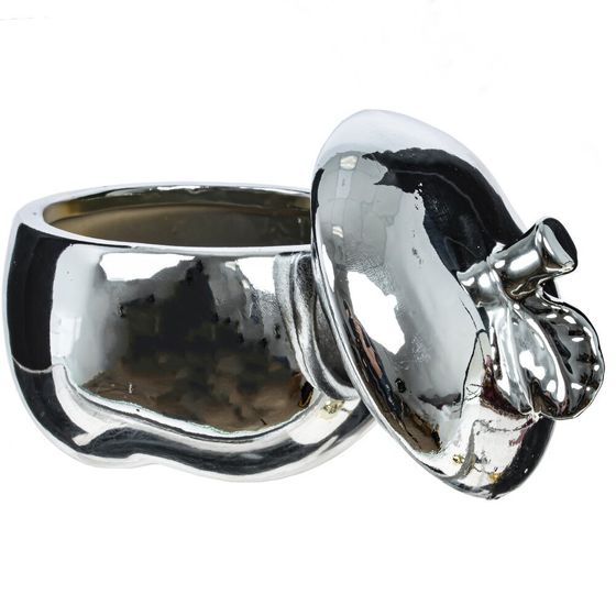 Шкатулка &quot;Яблоко&quot;, L9 W9 H8,5 см, 2в.