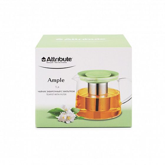 Чайник заварочный AMPLE 1000мл с фильтром