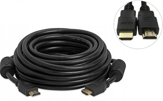 Кабель соединительный аудио-видео Premier 5-813 HDMI (m)/HDMI (m) 20м. феррит.кольца Позолоченные контакты черный (5-813 20.0)