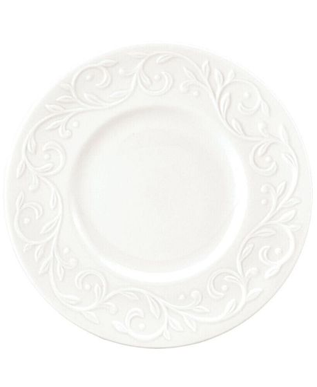 Dinnerware, Set of 4 Opal Innocence Carved Dessert Plates