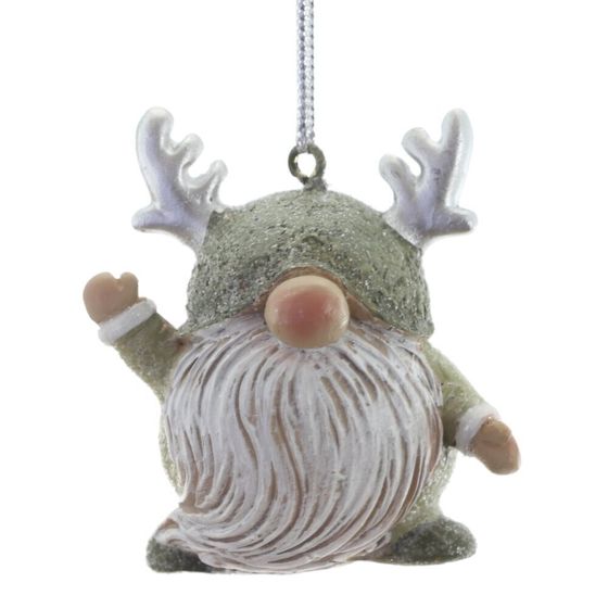 Фигурка декоративная подвесная &quot;Гном&quot;,   L4 W3,5 H5 см, 2в.