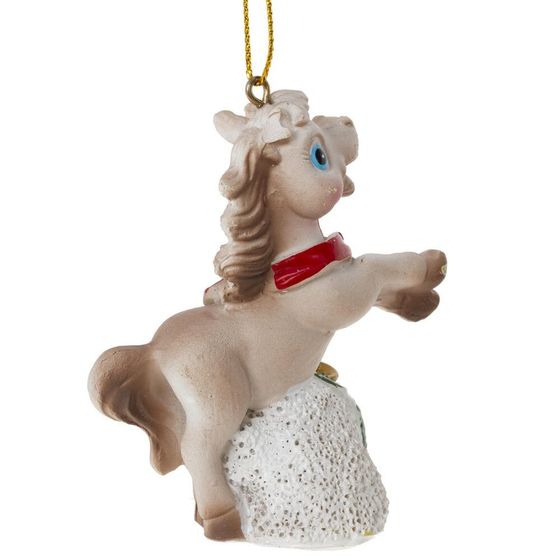 Фигурка декоративная подвесная &quot;Лошадка&quot;, L6 W3 H8 см, 6в.