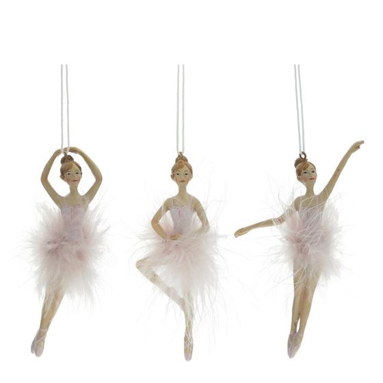 Изделие декоративное подвесное "Балерина", L3,5 W1,5 H12 см, 3в.