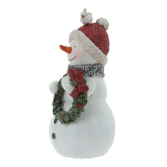 Фигурка декоративная "Снеговик", L8 W7,5 H15,5 см, 2в.