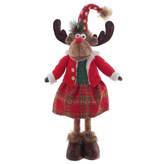 Игрушка набивная &quot;Олень&quot;, L27 W16 H76/42 см, 2в.