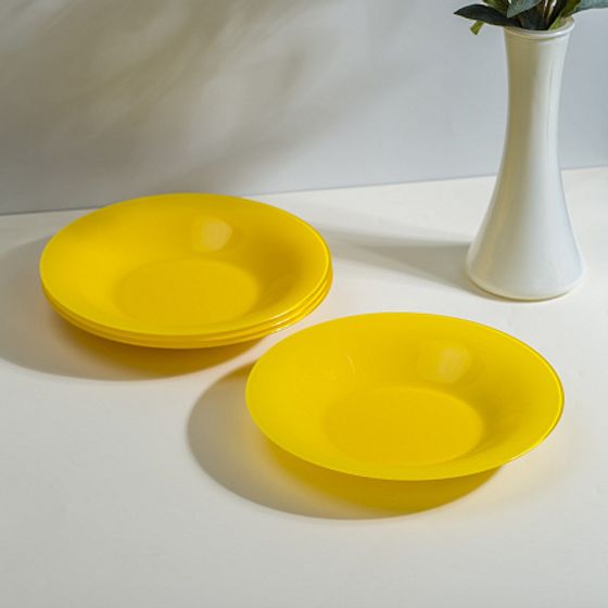 Тарелка суповая АМБИАНТЭ ЙЕЛЛОУ 21см