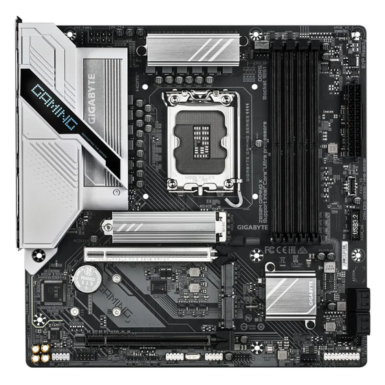 Материнская плата Gigabyte Z890M GAMING X Soc-1851 Intel Z890 4xDDR5 mATX