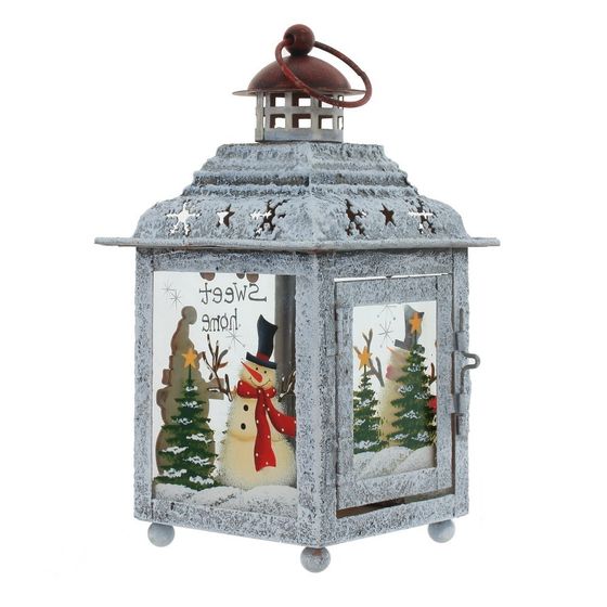 Подсвечник &quot;Фонарик&quot;, L12,5 W12,5 H23,5 см