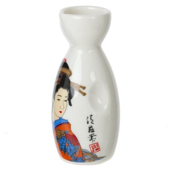 Набор для саке: графин 140 мл и 4 стакана 35 мл, L18,5 W7 H15 см