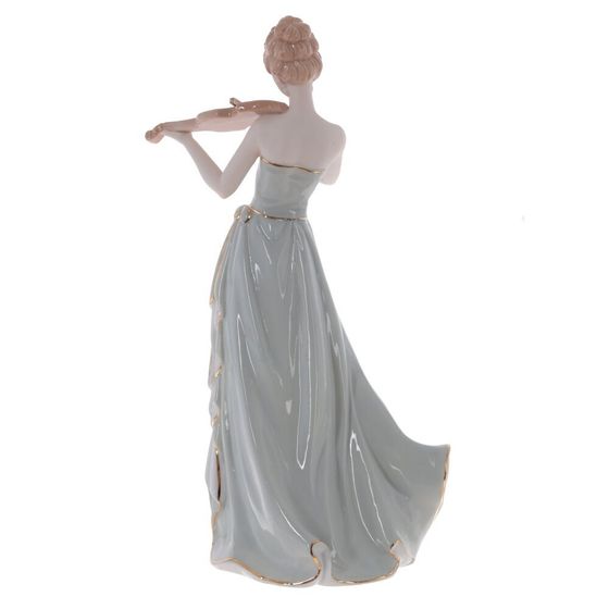 Фигурка декоративная "Девушка со скрипкой", Д18,5 Ш11,5 В34 см