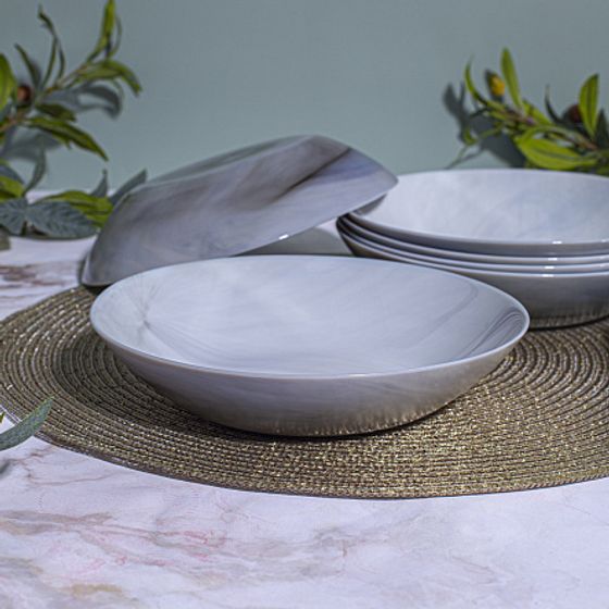 Тарелка суповая 20см ДИВАЛИ МАРБЛ ГРАНИТ