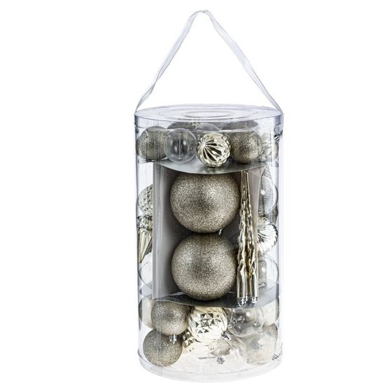 Набор из 56шт Украшение новогоднее &quot;Шар&quot;, L21 W21 H37 см