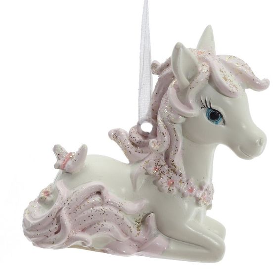 Фигурка декоративная подвесная &quot;Лошадка&quot;,  L7 W2,5 H6 см, 2в.