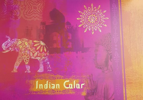 !09 Салфетка на стол, набор 2 штуки, "Слон" + "Перец" 29/41 см.