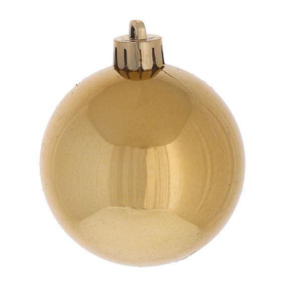 Набор из 12шт Украшение новогоднее Шар "Золотое ассорти", D8 см, L19 W21 H19 см