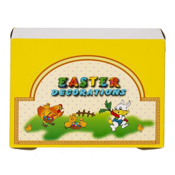 Набор из 12-ти фигурок декоративных &quot;Цыпленок&quot; (3,5*5,5*7), L18 W16 H7 см