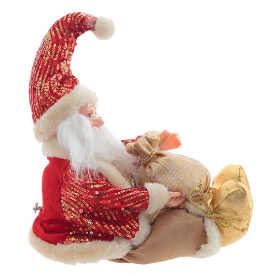 Дед Мороз (муз ,  движ), L18 W18 H46 см