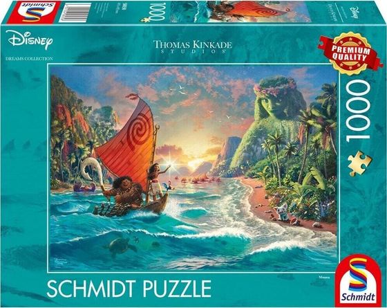 G3 Puzzle 1000 Thomas Kinkade, Vaiana: Skarb oceanu