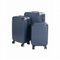 Набор чемоданов TOPAZ синих 2шт ABS с накладными углами