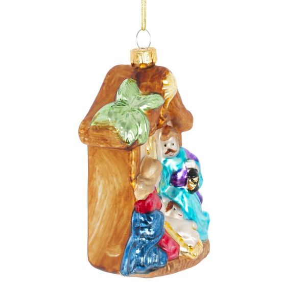 Украшение новогоднее "Вертеп", L8 W6 H13 см