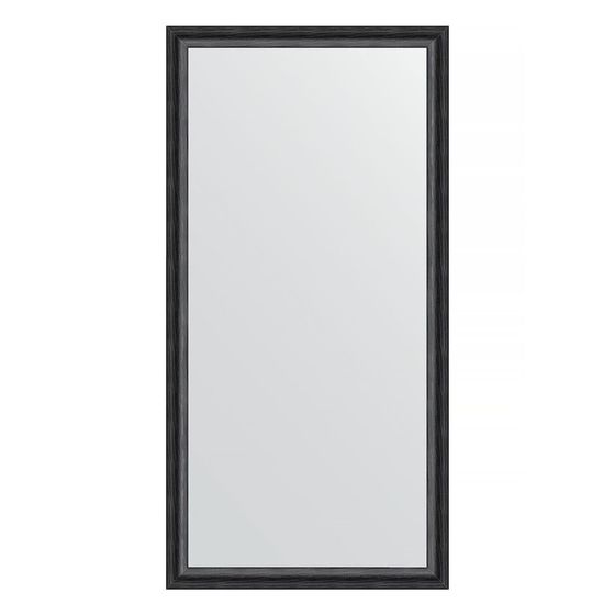 Зеркало в багетной раме, черный дуб 37 мм, 50х100 см