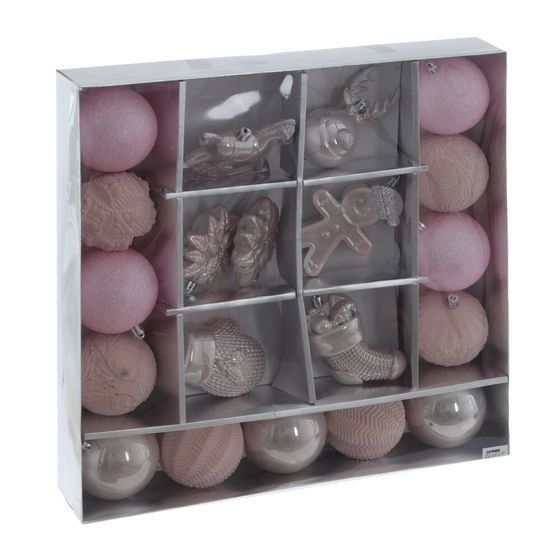 Набор из 20шт Украшение новогоднее "Шар", L40 W8 H40 см