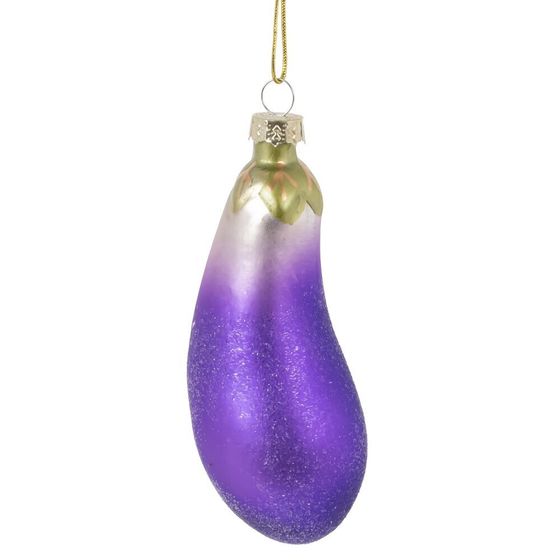 Украшение новогоднее &quot;Баклажан&quot;, L4 W4 H10 см