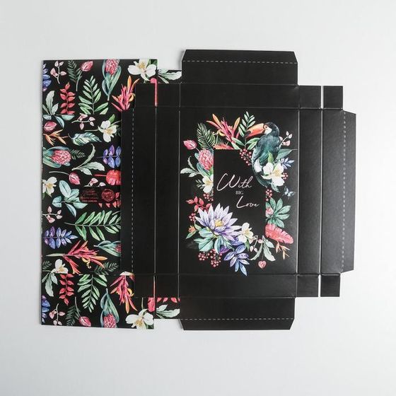 !Коробка складная 2 штуки «Цветочный сад», 21 × 15 × 7 см