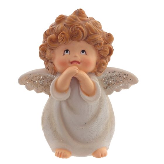 Фигурка декоративная "Ангелочек", L4 W4 H5,5 см, 4в.