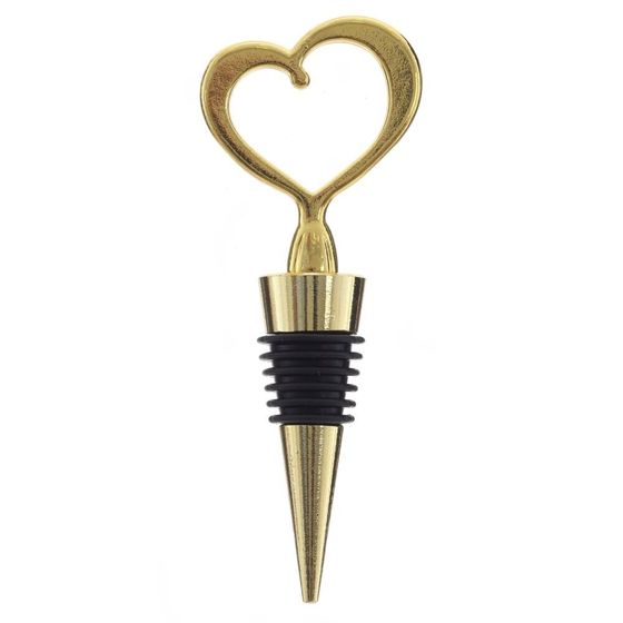 Набор: пробка для бутылки и декор для бокалов, L9 W3 H14 см