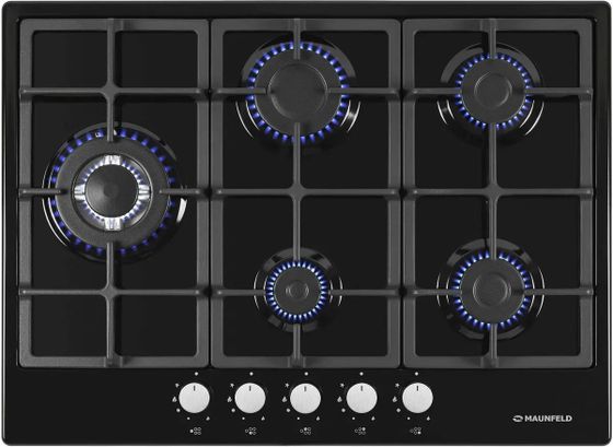 Газовая варочная панель Maunfeld EGHE.75.33CB\G черный