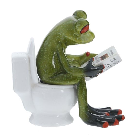 Фигурка декоративная "Лягушка", L10 W6 H10 см