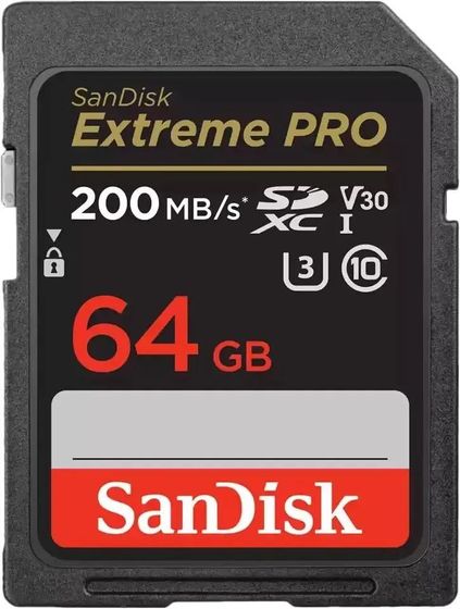 Карта памяти SDXC 64Gb SanDisk Extreme PRO (SDSDXXU-064G-GN4IN)