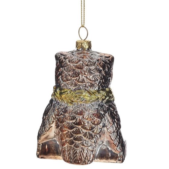 Украшение новогоднее &quot;Сова&quot;, L7 W5 H10,5 см, 2в.