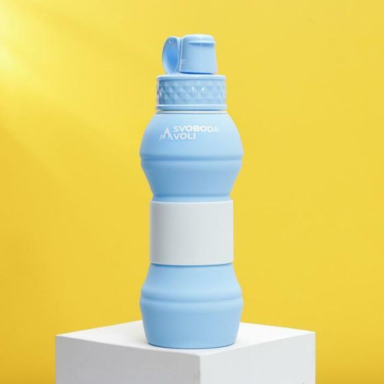 Силиконовая бутылка для воды Svoboda voli, 700 мл