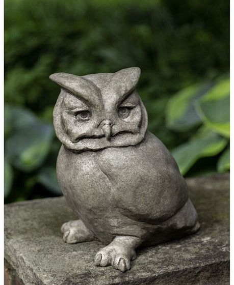 Hoot Owl Garden Statue