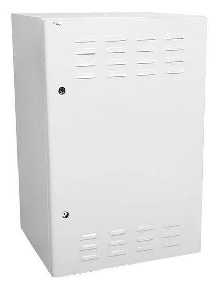 ЦМО Шкаф коммутационный (ШТВ-Н-12.6.5-4ААА) напольный 12U 600x500мм пер.дв.металл.перф. несъемн.бок.пан. 150кг серый 600мм IP65 уличный всепогодный