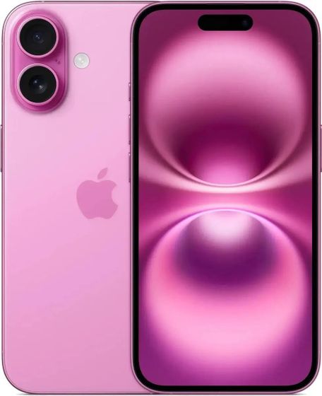 Смартфон Apple iPhone 16 128Gb розовый (MYEA3HN/A)